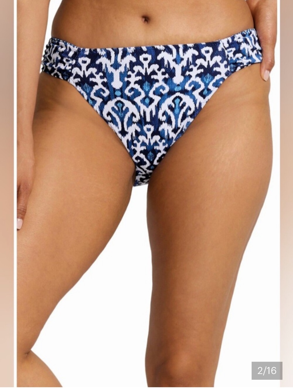 NWT Tommy Bahama Island Cays Blooms Reversible Hipster Bikini Bottoms L